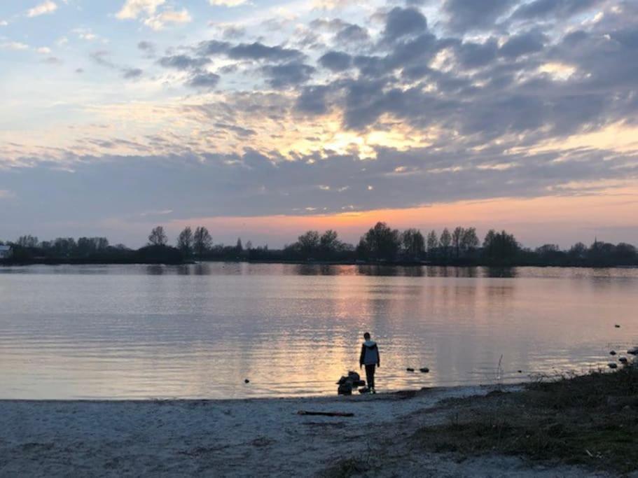 Gezellige Pipo Met Grote Schommel Aan Het Water Villa Medemblik Ngoại thất bức ảnh