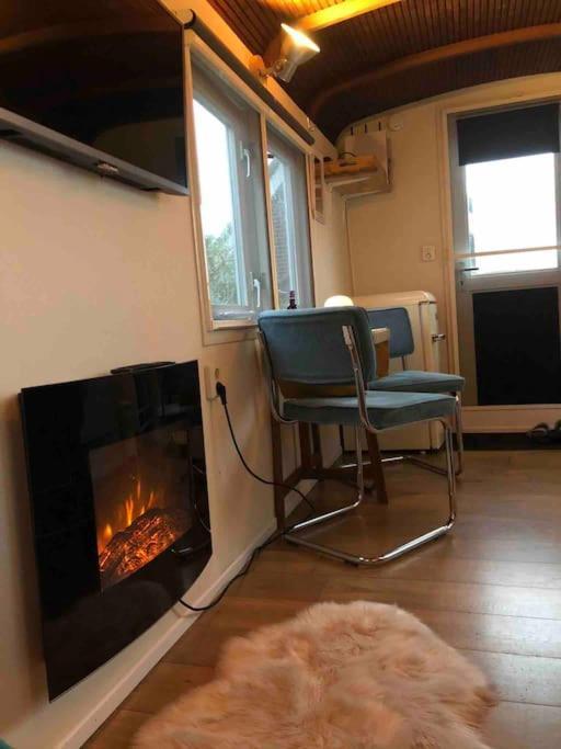 Gezellige Pipo Met Grote Schommel Aan Het Water Villa Medemblik Ngoại thất bức ảnh